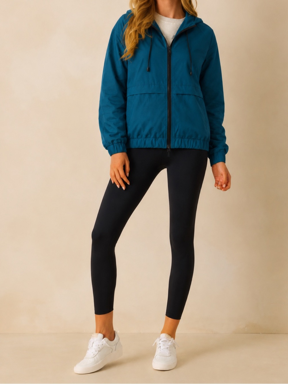 TEAL BOMBER JACKET
